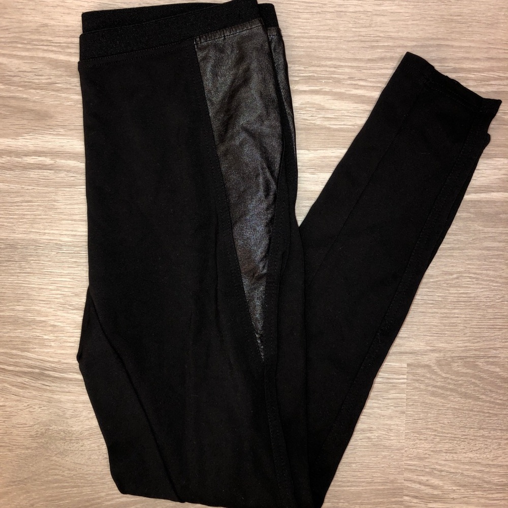 MM Couture leather fashion leggings